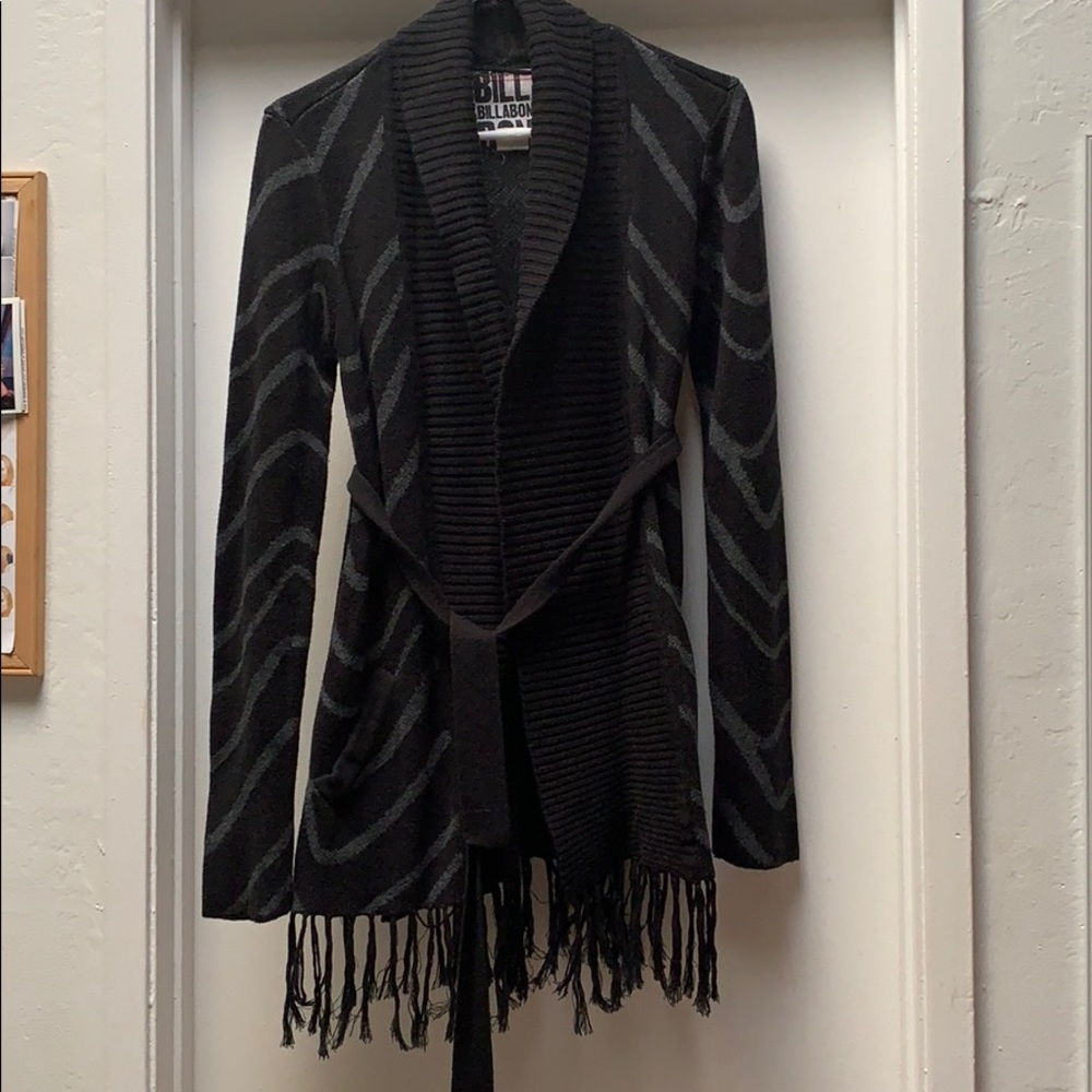 Billabong cardigan tie sweater